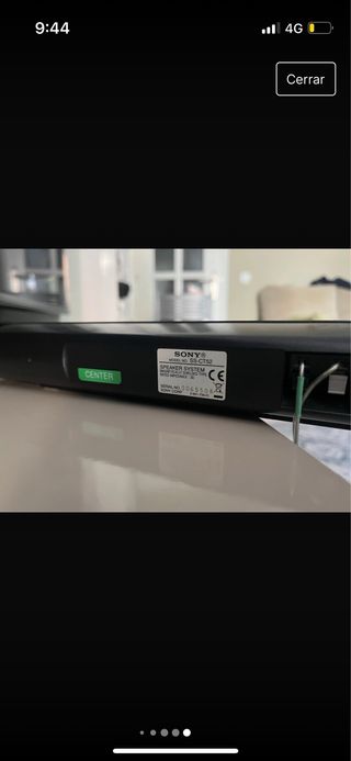 Altavoces / barra sonido envolvente. sony