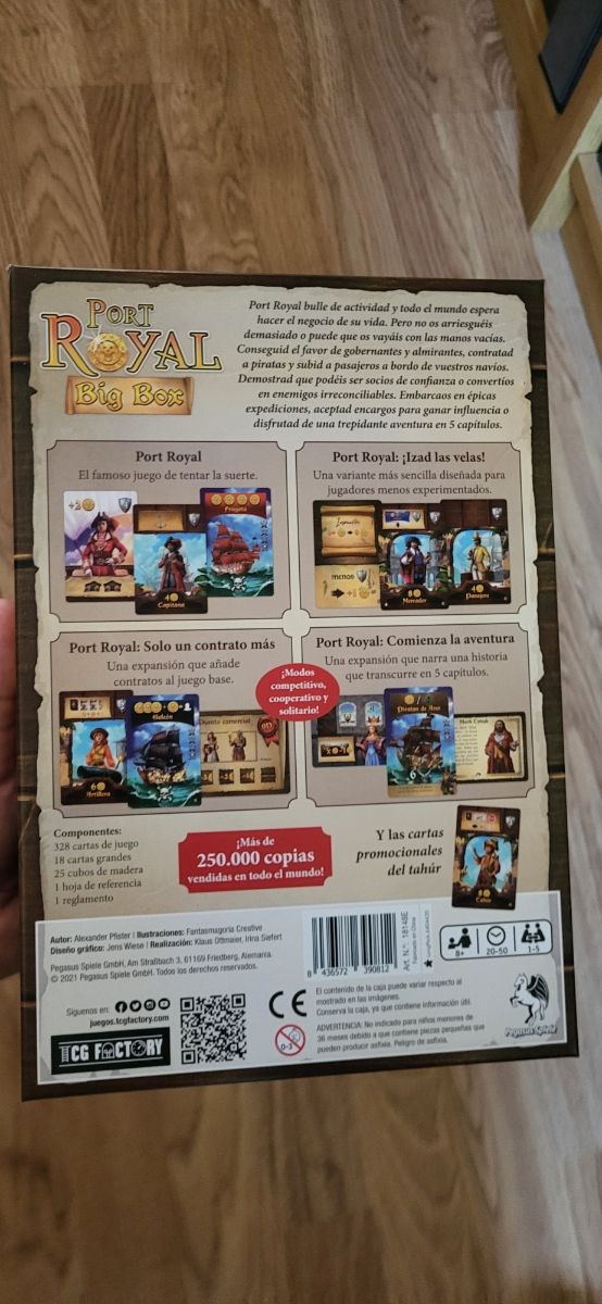 Inserto Port Royal Big Box + Caja