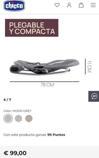 Hamaca de bebe Chicco Hoopla