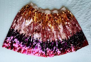 Falda niña lentejuelas
