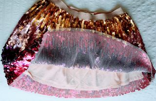 Falda niña lentejuelas