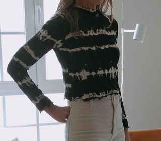 Jersey camiseta manga larga tie-dye