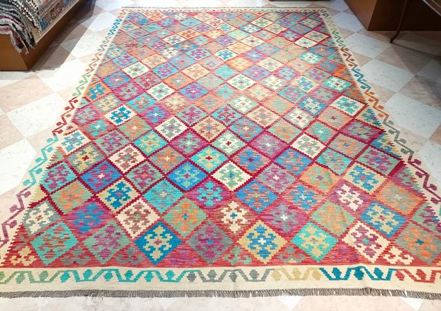 Kilim afgano 344x260 cm
