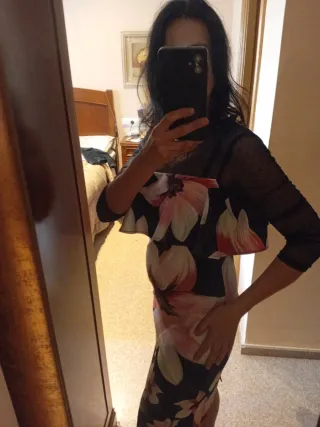 Vestido floral m CAYR0 y regalo foulard