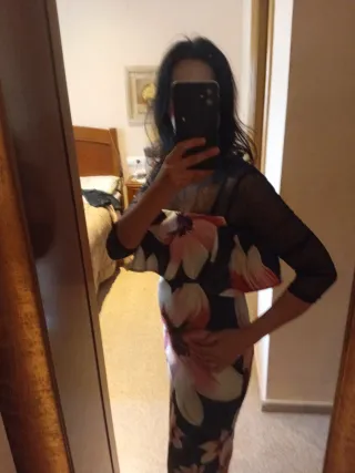 Vestido floral m CAYR0 y regalo foulard