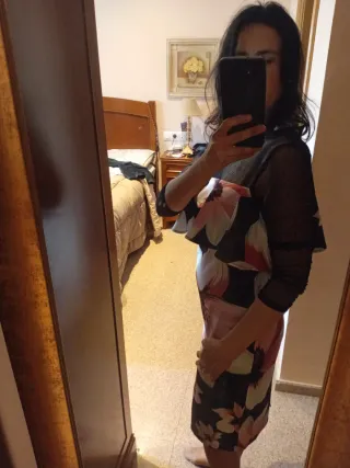 Vestido floral m CAYR0 y regalo foulard