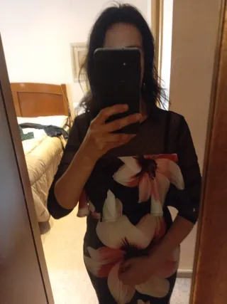 Vestido floral m CAYR0 y regalo foulard