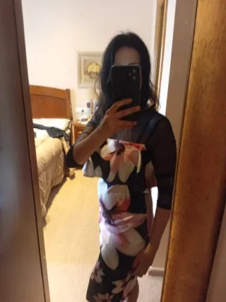 Vestido floral m CAYR0 y regalo foulard