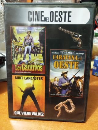 Dvd Cine del oeste 3películas en 1