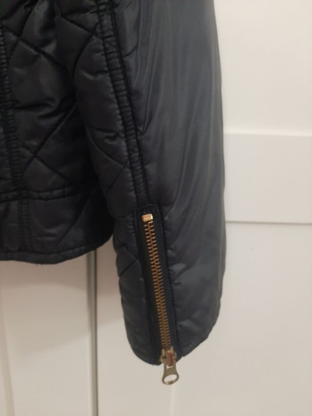 Chaqueta Mango talla S acolchada tipo chupa motera