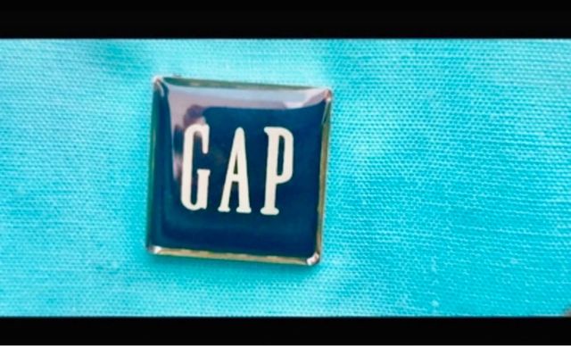 Bolso textil y cuero Gap