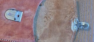 Cartera o riñonera para cinturón, cuadrada.