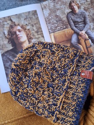 Berretto 100% lana fatto a mano