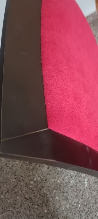 Lote dos sillas de madera oscura