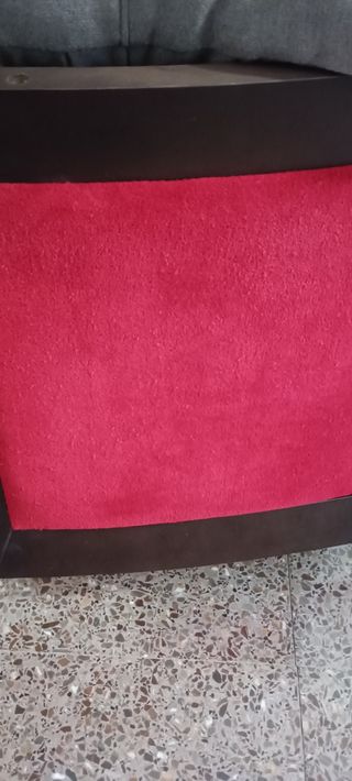 Lote dos sillas de madera oscura