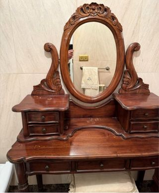 Tocador de madera 