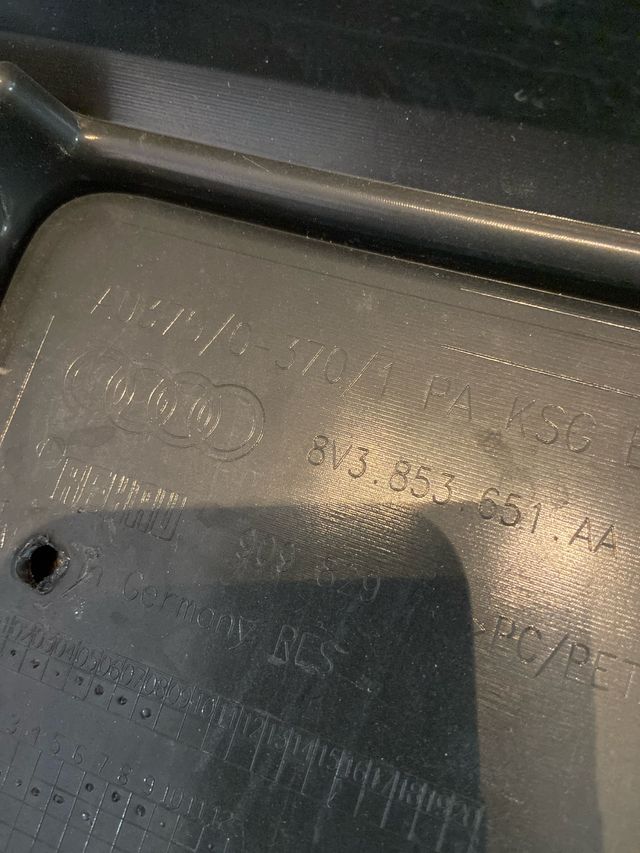 Rejilla central paragolpes delantAudi A3(2017-2021