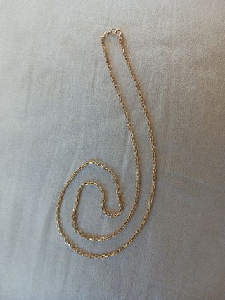 Cadena maciza hombre oro 18 kl nueva. 62 cm