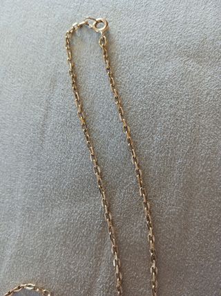 Cadena maciza hombre oro 18 kl nueva. 62 cm