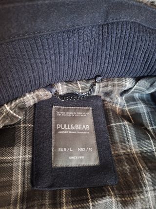 Abrigo de hombre. Pull&bear L 