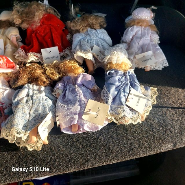 Lote muñecas porcelana antiguas coleccion