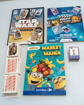 Albums cromos Star Wars+Disney+Minions 