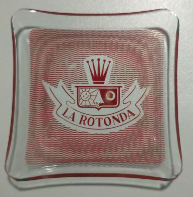 Cenicero cristal Hotel LA ROTONDA (Barcelona)