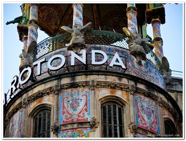 Cenicero cristal Hotel LA ROTONDA (Barcelona)