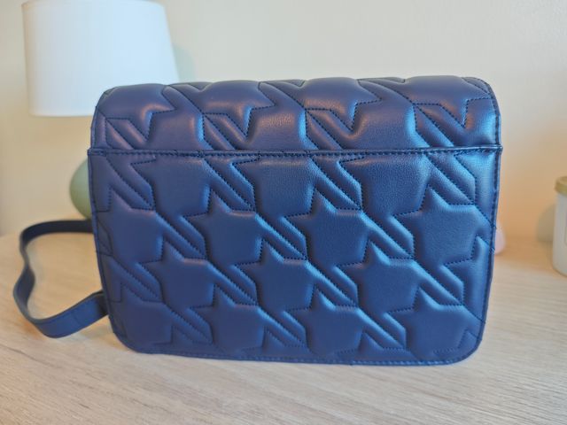 Bolso de piel Lamarthe Mia azul marino