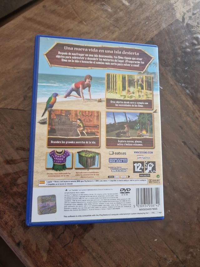PS2 juego SIMS 2 NAUFRAGOS