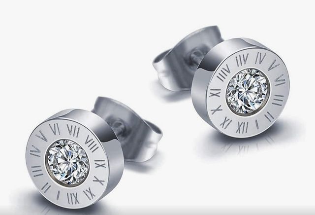 Pendientes unisex tuerca