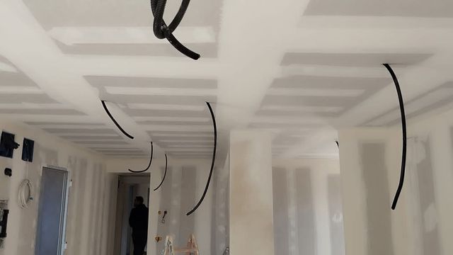 Techo tabique trasdosado de pladur