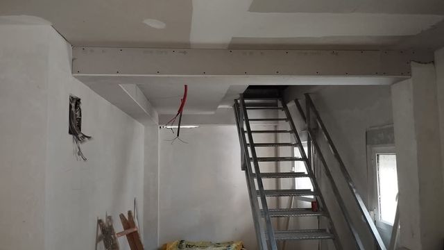 Techo tabique trasdosado de pladur