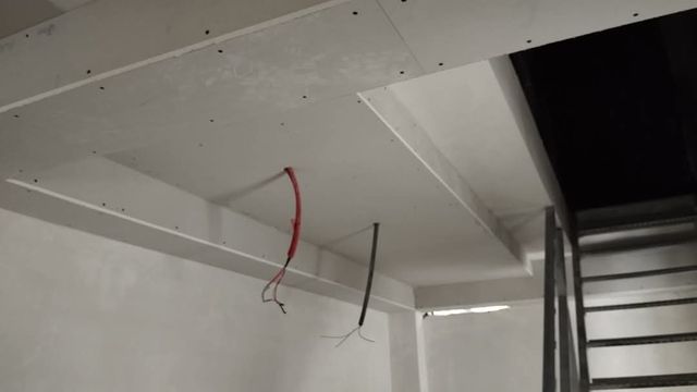 Techo tabique trasdosado de pladur