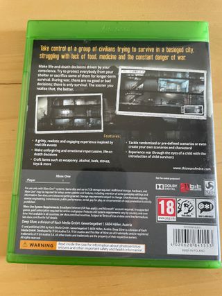 This War of Mine Xbox One