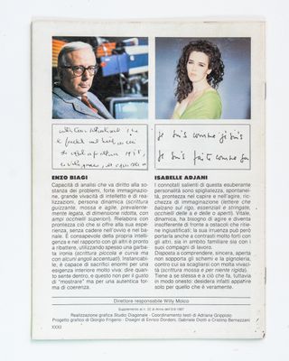 Scrittura spia del carattere Iride Conficoni Ziosi