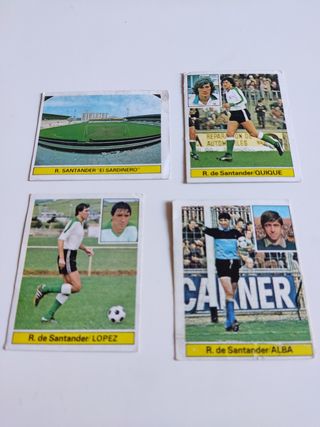 Cromos Racing Santander Liga 81 - 82