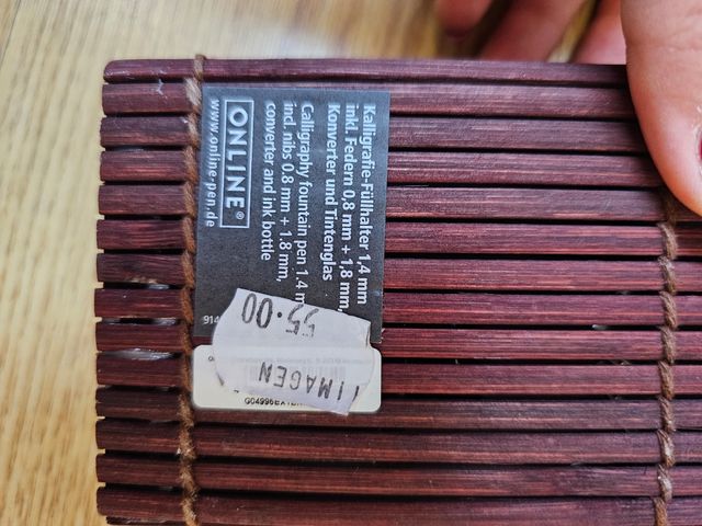 Estuche Pluma y Tintero Nuevos