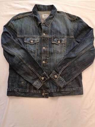 Chaqueta vaquera gas hombre talla XL algodón