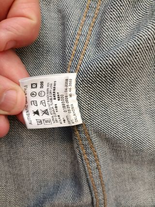 Chaqueta vaquera gas hombre talla XL algodón