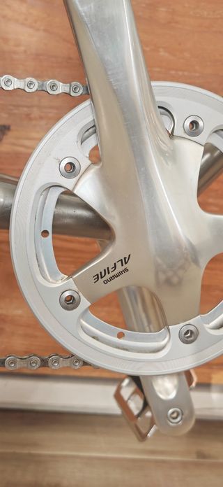 Bicicleta 26" xs titanio/alfine/brooks cambio Brom