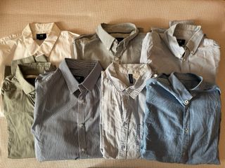 Pack camisas hombre HM Mango y Zara