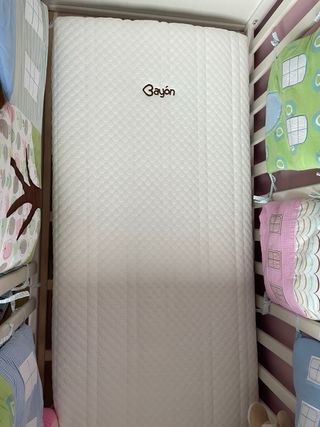 Colchón cuna bebé fibra de coco