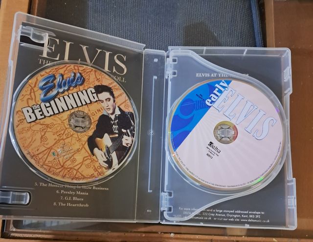 3 DVDS ELVIS PRESLEY THE KING OF ROCK