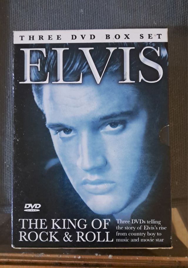 3 DVDS ELVIS PRESLEY THE KING OF ROCK