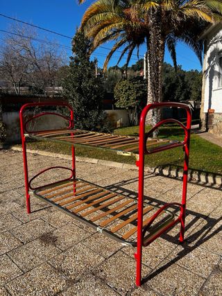 Litera y colchones 90