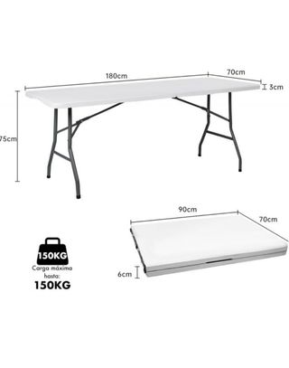 Alquiler mesas plegables y sillas