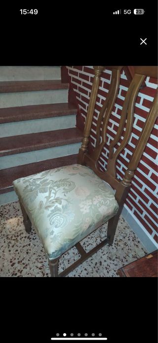 Conjunto de sillas clasicas