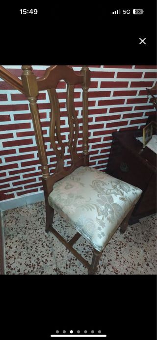 Conjunto de sillas clasicas