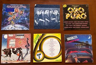 6 Dischi in vinile LP anni 60/70/80